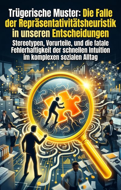 'Cover von Trügerische Muster: Die Falle der Repräsentativitätsheuristik in unseren Entscheidungen'-Cover