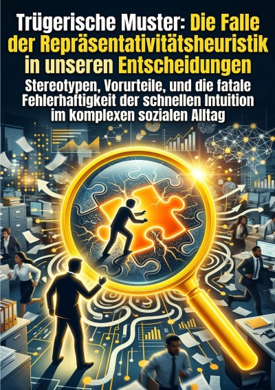 'Cover von Trügerische Muster: Die Falle der Repräsentativitätsheuristik in unseren Entscheidungen'-Cover