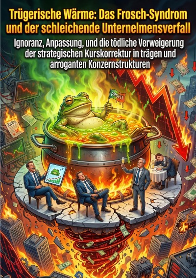 'Cover von Trügerische Wärme: Das Frosch-Syndrom und der schleichende Unternehmensverfall'-Cover