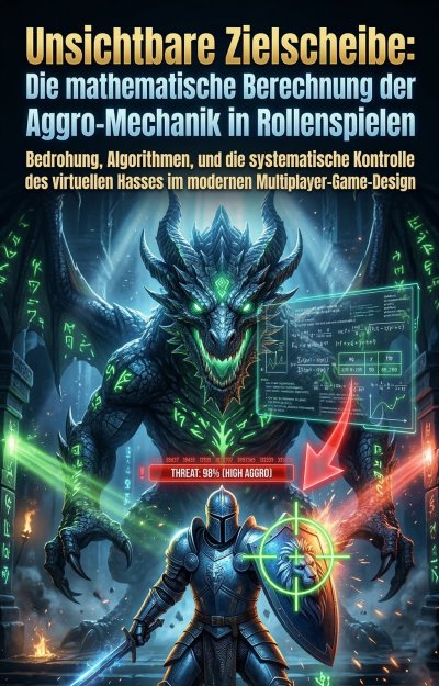 'Cover von Unsichtbare Zielscheibe: Die mathematische Berechnung der Aggro-Mechanik in Rollenspielen'-Cover