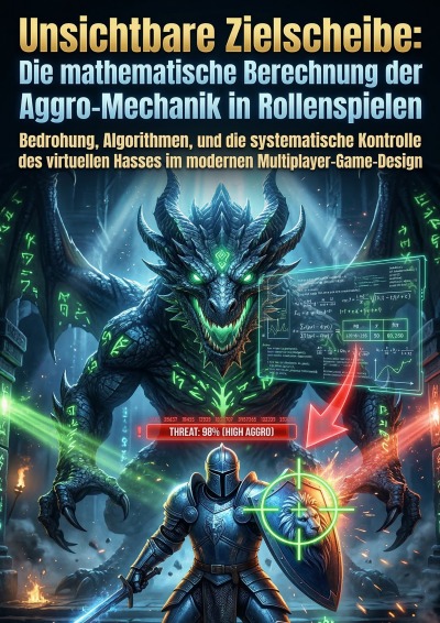 'Cover von Unsichtbare Zielscheibe: Die mathematische Berechnung der Aggro-Mechanik in Rollenspielen'-Cover