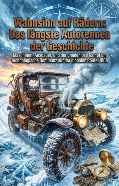 'Cover von Wahnsinn auf Rädern: Das längste Autorennen der Geschichte'-Cover