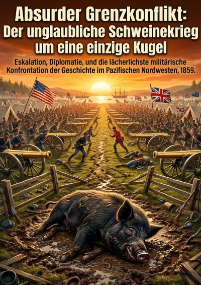 'Cover von Absurder Grenzkonflikt: Der unglaubliche Schweinekrieg um eine einzige Kugel'-Cover