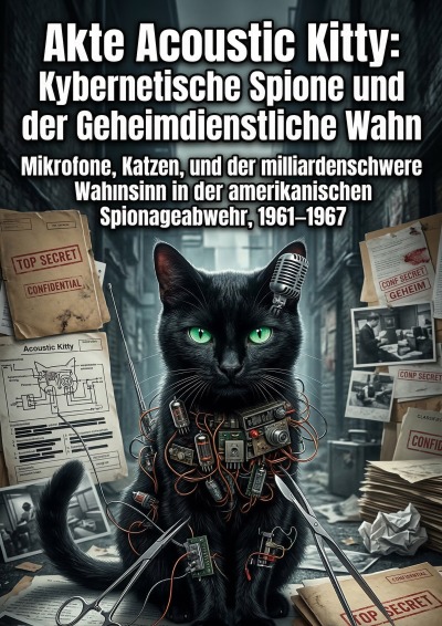 'Cover von Akte Acoustic Kitty: Kybernetische Spione und der Geheimdienstliche Wahn'-Cover
