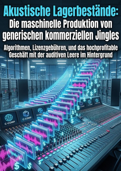 'Cover von Akustische Lagerbestände: Die maschinelle Produktion von generischen kommerziellen Jingles'-Cover