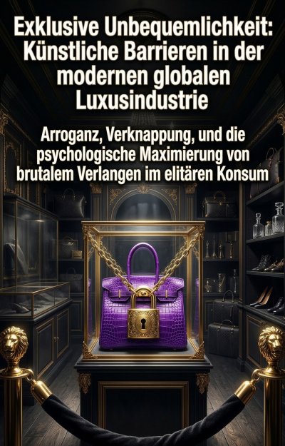 'Cover von Exklusive Unbequemlichkeit: Künstliche Barrieren in der modernen globalen Luxusindustrie'-Cover
