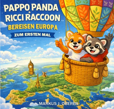 'Cover von PAPPO PANDA & RICCI RACCOON bereisen Europa zum ersten Mal'-Cover