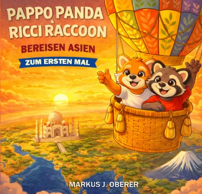 'Cover von PAPPO PANDA & RICCI RACCOON bereisen Asien zum ersten Mal'-Cover