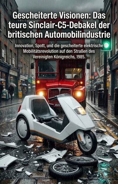 'Cover von Gescheiterte Visionen: Das teure Sinclair-C5-Debakel der britischen Automobilindustrie'-Cover
