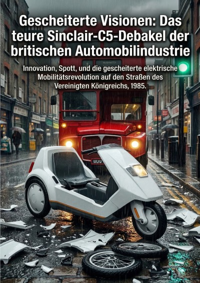 'Cover von Gescheiterte Visionen: Das teure Sinclair-C5-Debakel der britischen Automobilindustrie'-Cover