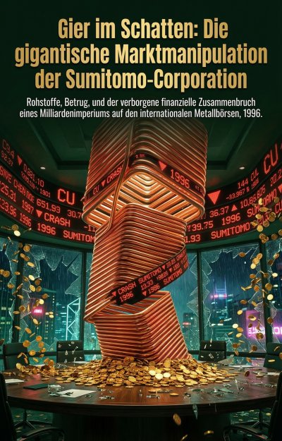 'Cover von Gier im Schatten: Die gigantische Marktmanipulation der Sumitomo-Corporation'-Cover