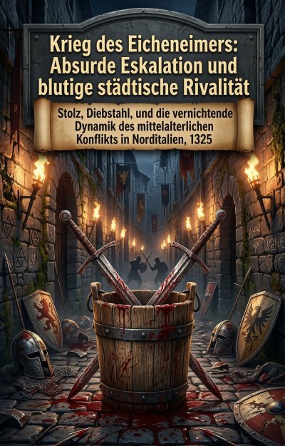 'Cover von Krieg des Eicheneimers: Absurde Eskalation und blutige städtische Rivalität'-Cover