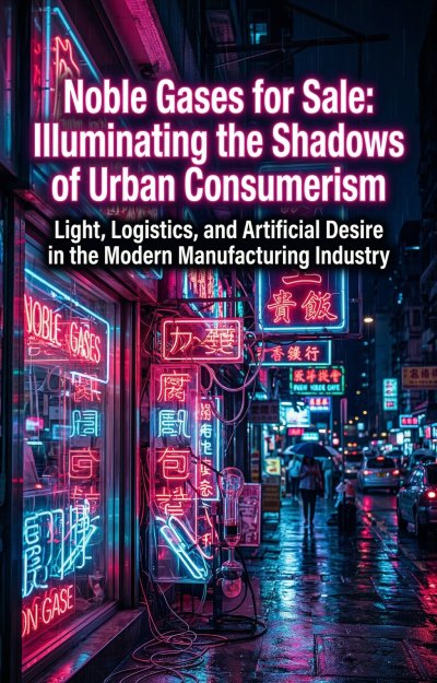 'Cover von Noble Gases for Sale: Illuminating the Shadows of Urban Consumerism'-Cover