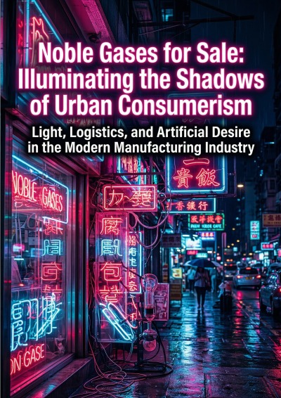 'Cover von Noble Gases for Sale: Illuminating the Shadows of Urban Consumerism'-Cover