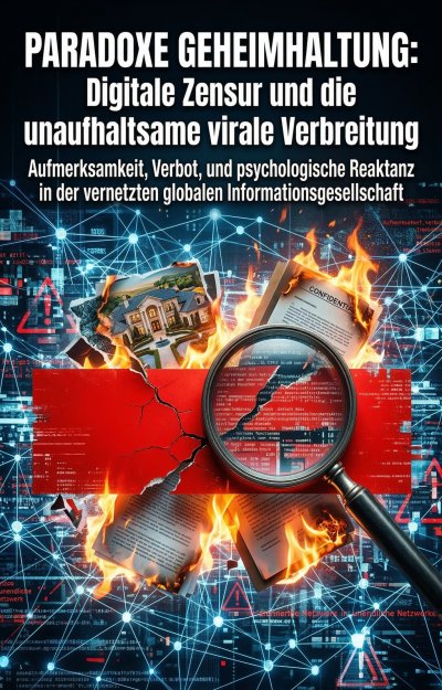 'Cover von Paradoxe Geheimhaltung: Digitale Zensur und die unaufhaltsame virale Verbreitung'-Cover