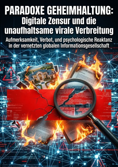 'Cover von Paradoxe Geheimhaltung: Digitale Zensur und die unaufhaltsame virale Verbreitung'-Cover