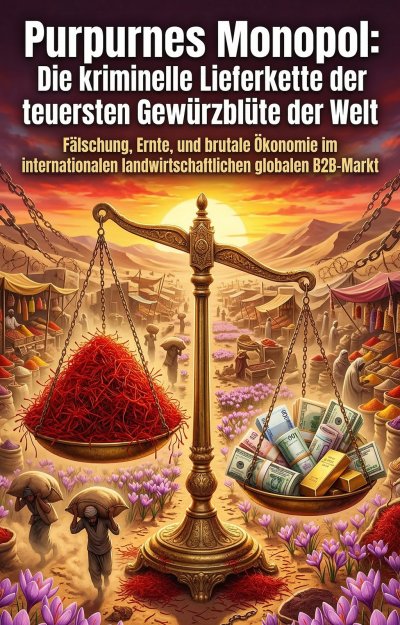 'Cover von Purpurnes Monopol: Die kriminelle Lieferkette der teuersten Gewürzblüte der Welt'-Cover