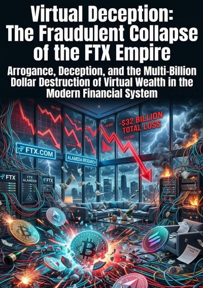'Cover von Virtual Deception: The Fraudulent Collapse of the FTX Empire'-Cover