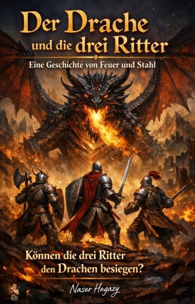 'Cover von Der Drache und die drei Ritter – Eine Geschichte von Feuer und Stahl'-Cover