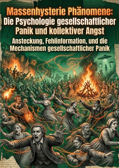 'Cover von Massenhysterie Phänomene: Die Psychologie gesellschaftlicher Panik und kollektiver Angst'-Cover