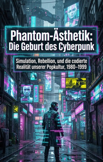 'Cover von Phantom-Ästhetik: Die Geburt des Cyberpunk'-Cover