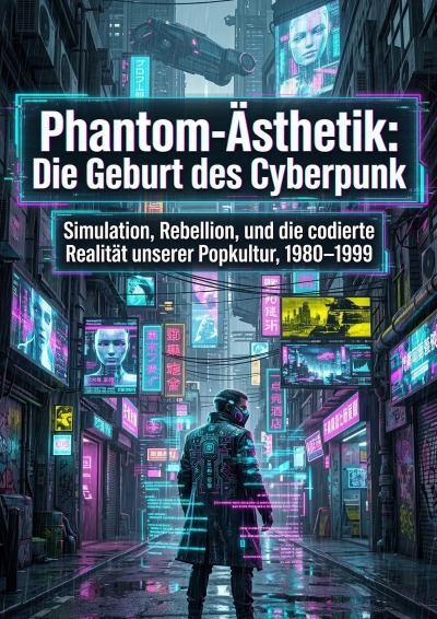 'Cover von Phantom-Ästhetik: Die Geburt des Cyberpunk'-Cover