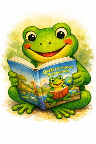 'Cover von Quaky der neugierige Weltenbummler 1'-Cover