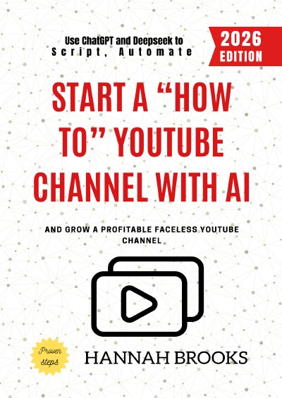 'Cover von Start a “How To” YouTube Channel with AI:'-Cover
