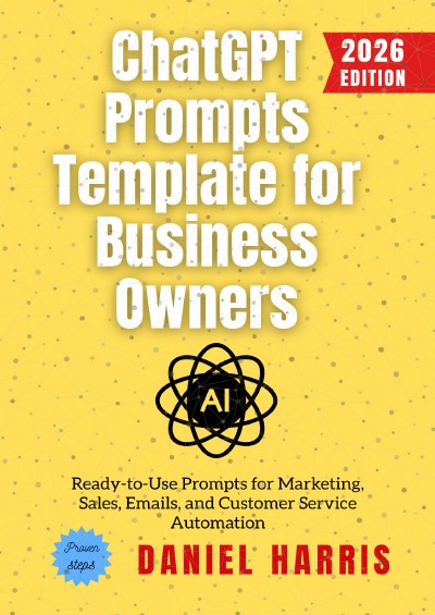 'Cover von ChatGPT Prompts Template for Business Owners:'-Cover