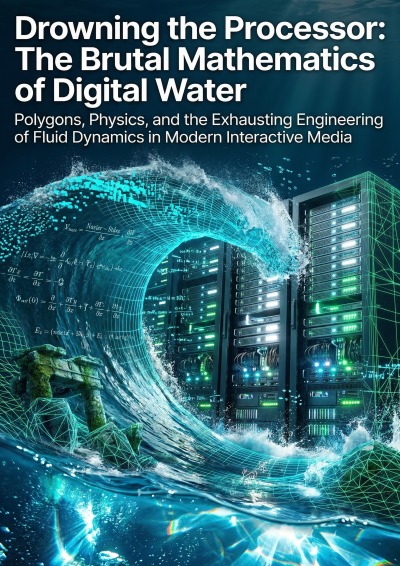 'Cover von Drowning the Processor: The Brutal Mathematics of Digital Water'-Cover