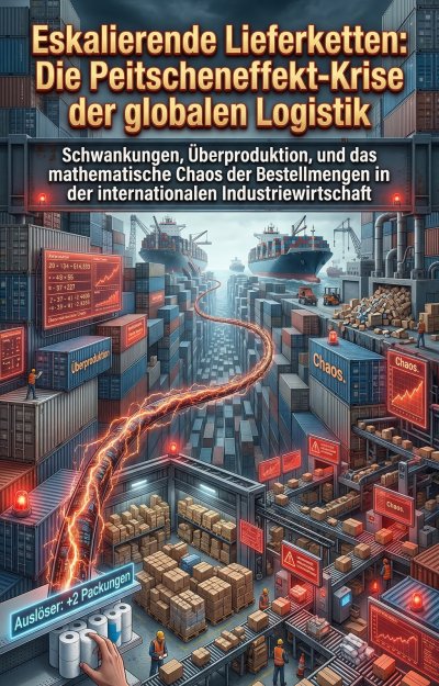 'Cover von Eskalierende Lieferketten: Die Peitscheneffekt-Krise der globalen Logistik'-Cover