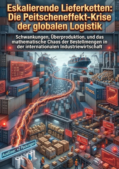 'Cover von Eskalierende Lieferketten: Die Peitscheneffekt-Krise der globalen Logistik'-Cover