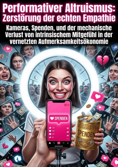 'Cover von Performativer Altruismus: Die Zerstörung der echten Empathie'-Cover