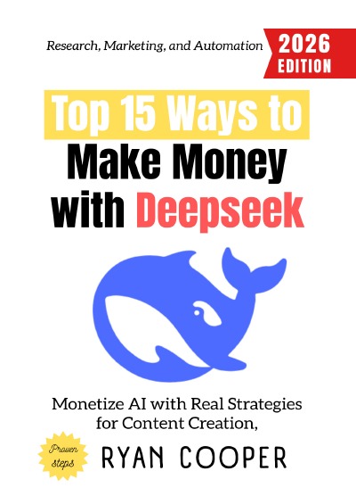 'Cover von Top 15 Ways to Make Money with Deepseek:'-Cover