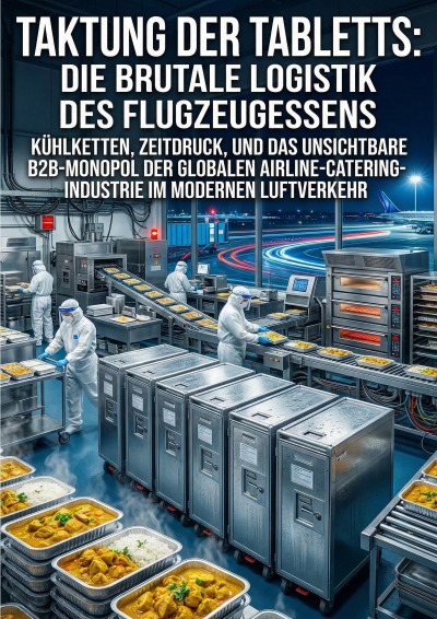 'Cover von Taktung der Tabletts: Die brutale Logistik des Flugzeugessens'-Cover