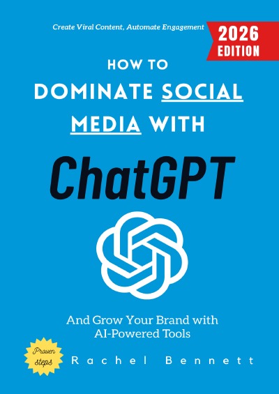 'Cover von How to Dominate Social Media with ChatGPT:'-Cover