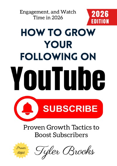 'Cover von How to Grow Your Following on YouTube:'-Cover