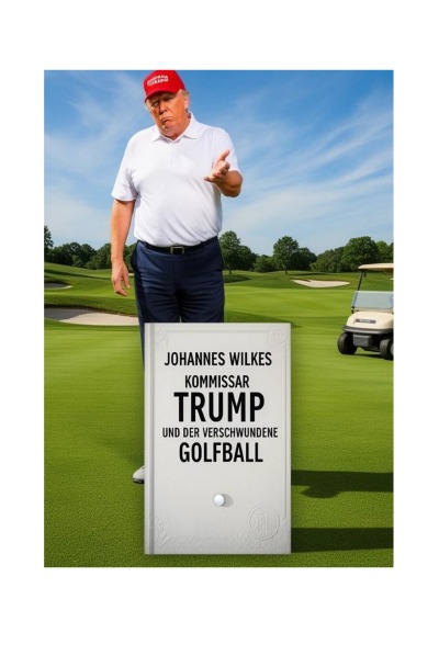 'Cover von Kommissar Trump und der verschwundene Golfball'-Cover