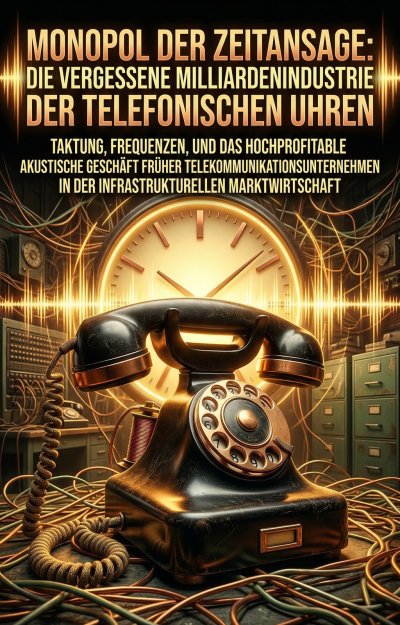 'Cover von Monopol der Zeitansage: Die vergessene Milliardenindustrie der telefonischen Uhren'-Cover