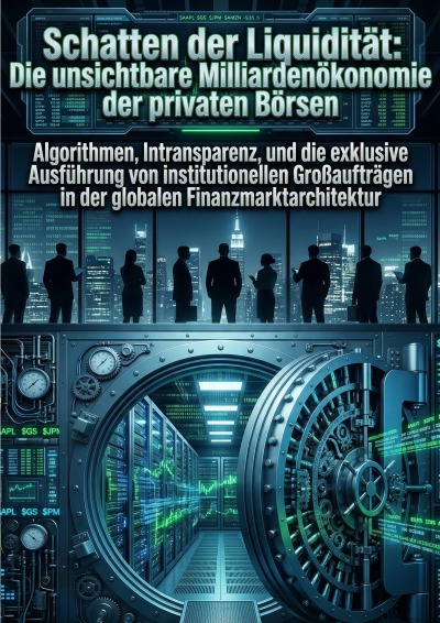 'Cover von Schatten der Liquidität: Die unsichtbare Milliardenökonomie der privaten Börsen'-Cover