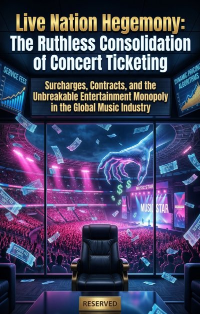 'Cover von Live Nation Hegemony: The Ruthless Consolidation of Concert Ticketing'-Cover