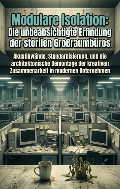 'Cover von Modulare Isolation: Die unbeabsichtigte Erfindung der sterilen Großraumbüros'-Cover