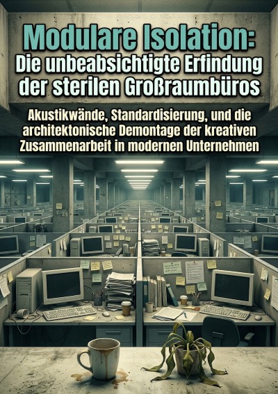 'Cover von Modulare Isolation: Die unbeabsichtigte Erfindung der sterilen Großraumbüros'-Cover
