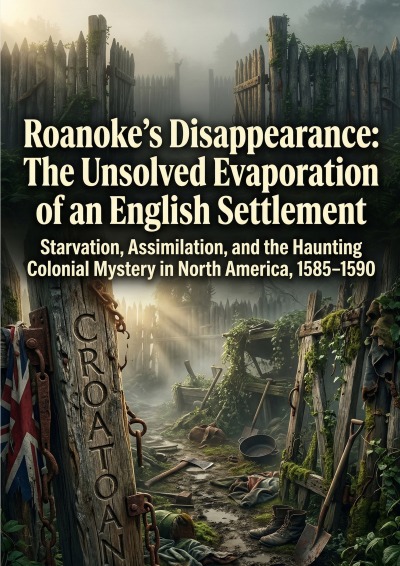 'Cover von Roanoke’s Disappearance: The Unsolved Evaporation of an English Settlement'-Cover