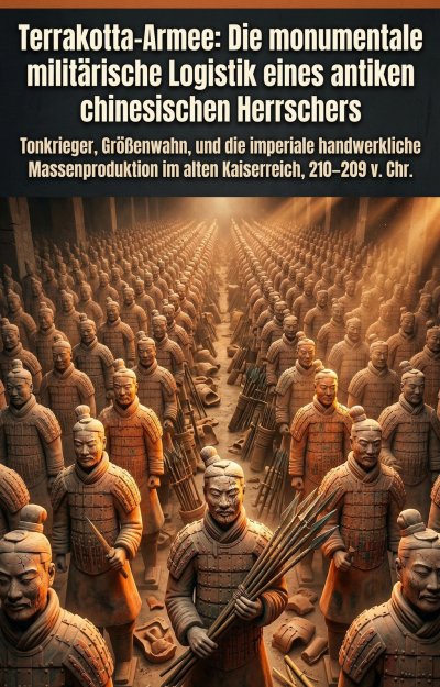 'Cover von Terrakotta-Armee: Die monumentale militärische Logistik eines antiken chinesischen Herrschers'-Cover