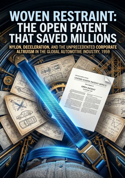 'Cover von Woven Restraint: The Open Patent That Saved Millions'-Cover