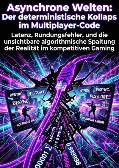 'Cover von Asynchrone Welten: Der deterministische Kollaps im Multiplayer-Code'-Cover