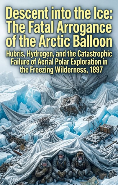 'Cover von Descent into the Ice: The Fatal Arrogance of the Arctic Balloon'-Cover
