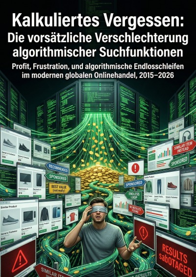 'Cover von Kalkuliertes Vergessen: Die vorsätzliche Verschlechterung algorithmischer Suchfunktionen'-Cover