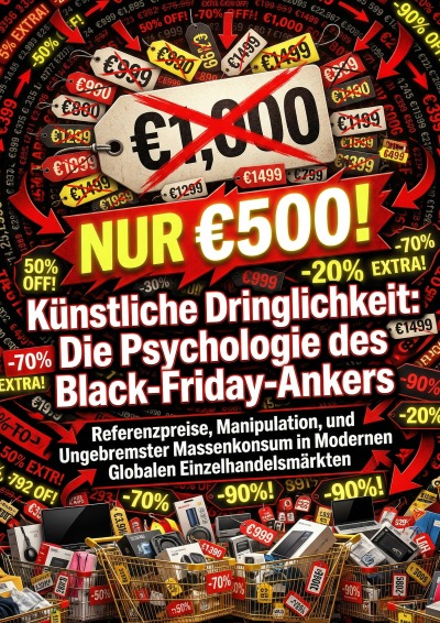 'Cover von Künstliche Dringlichkeit: Die Psychologie des Black-Friday-Ankers'-Cover